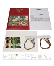 Cross stitch embroidery kit Down the Track Anchor PCE948