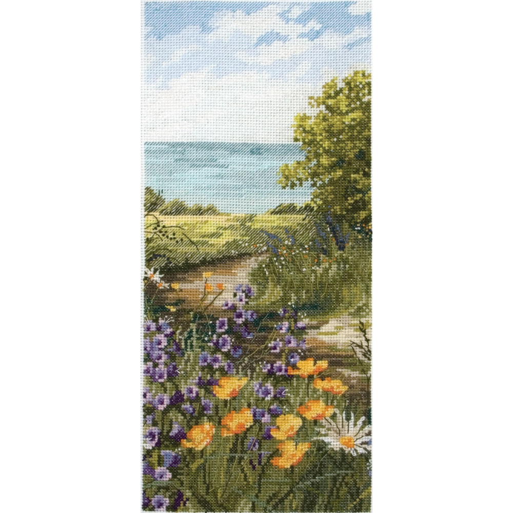 Anchor Maia Clifftop Footpath View Cross Stitch Kit APC415 Anchor Maia Clifftop Footpath View Cross Stitch Kit APC415