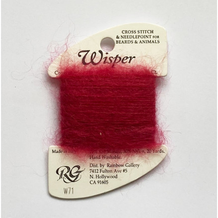 Thread Wisper Rainbow Gallery W71, dark red
