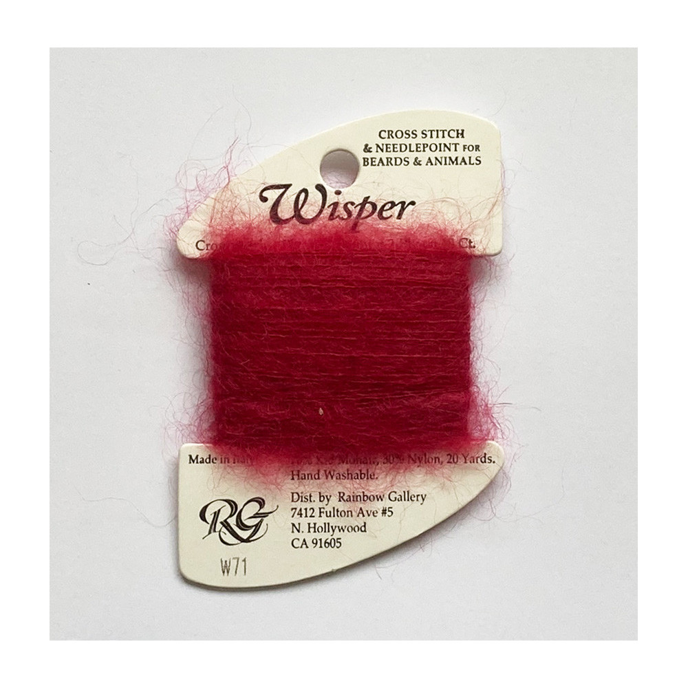 Thread Wisper Rainbow Gallery W71, dark red Thread Wisper Rainbow Gallery W71, dark red