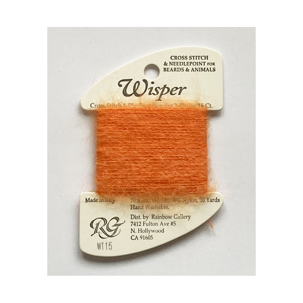 Thread Wisper Rainbow Gallery W115, orange Thread Wisper Rainbow Gallery W115, orange
