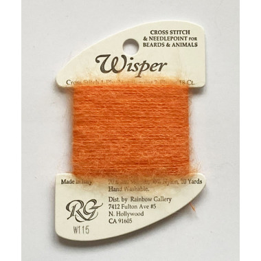 Нитка Wisper Rainbow Gallery W115, помаранчева