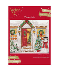 Cross stitch embroidery kit Christmas Welcome Anchor PCE968