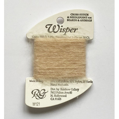 Нитка Wisper Rainbow Gallery W121, палева