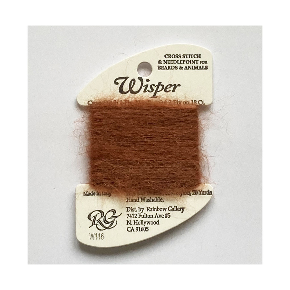 Нитка Wisper Rainbow Gallery W116, Красная лисица Нитка Wisper Rainbow Gallery W116, Красная лисица