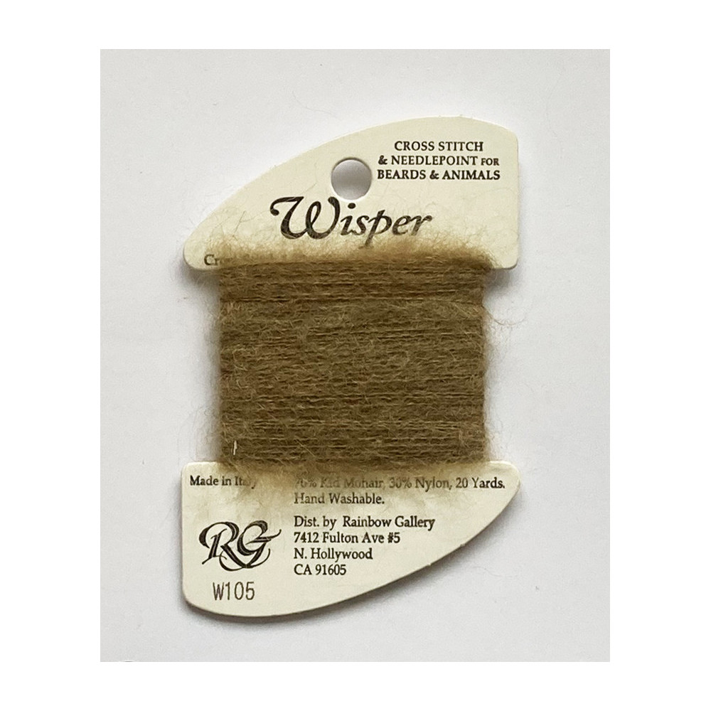 Нитка Wisper Rainbow Gallery W105, горіхова Нитка Wisper Rainbow Gallery W105, горіхова
