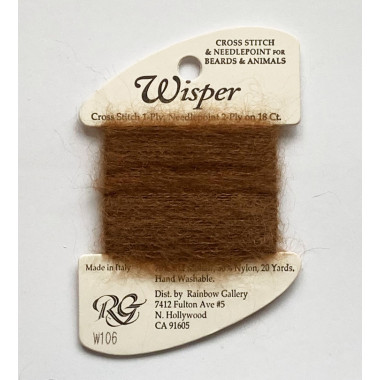 Thread Wisper Rainbow Gallery W106, Dark-Nutty