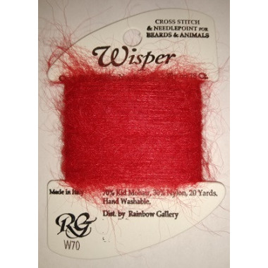 Thread Wisper Rainbow Gallery W70, red