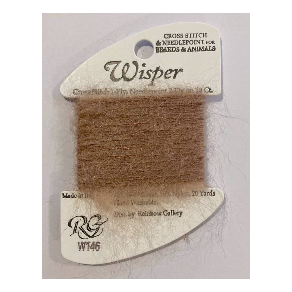 Нитка Wisper Rainbow Gallery W146, красная норка