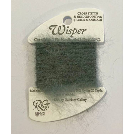 Thread Wisper Rainbow Gallery W149, Gray Flannel