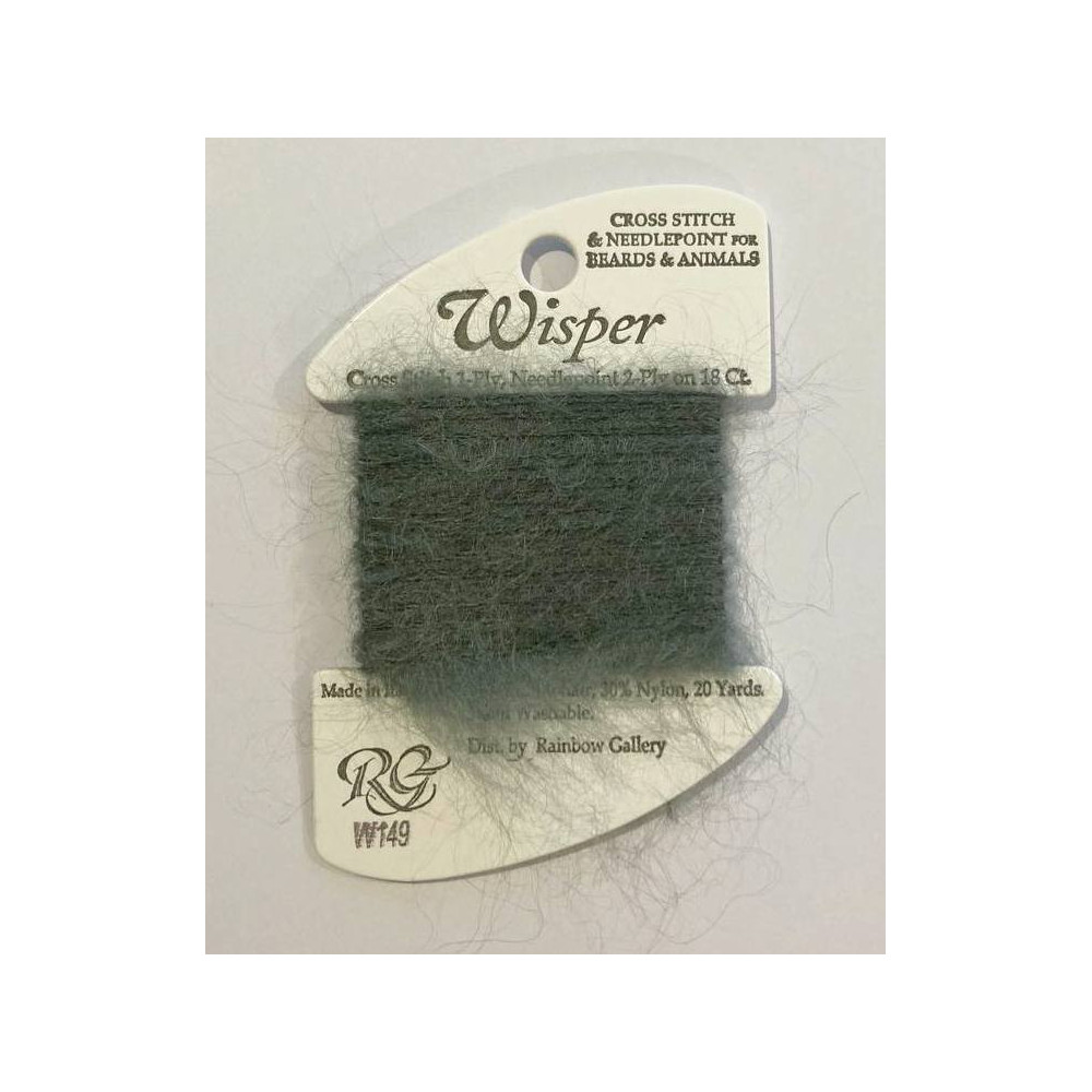 Thread Wisper Rainbow Gallery W149, Gray Flannel Thread Wisper Rainbow Gallery W149, Gray Flannel