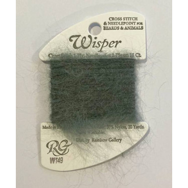 Thread Wisper Rainbow Gallery W149, Gray Flannel