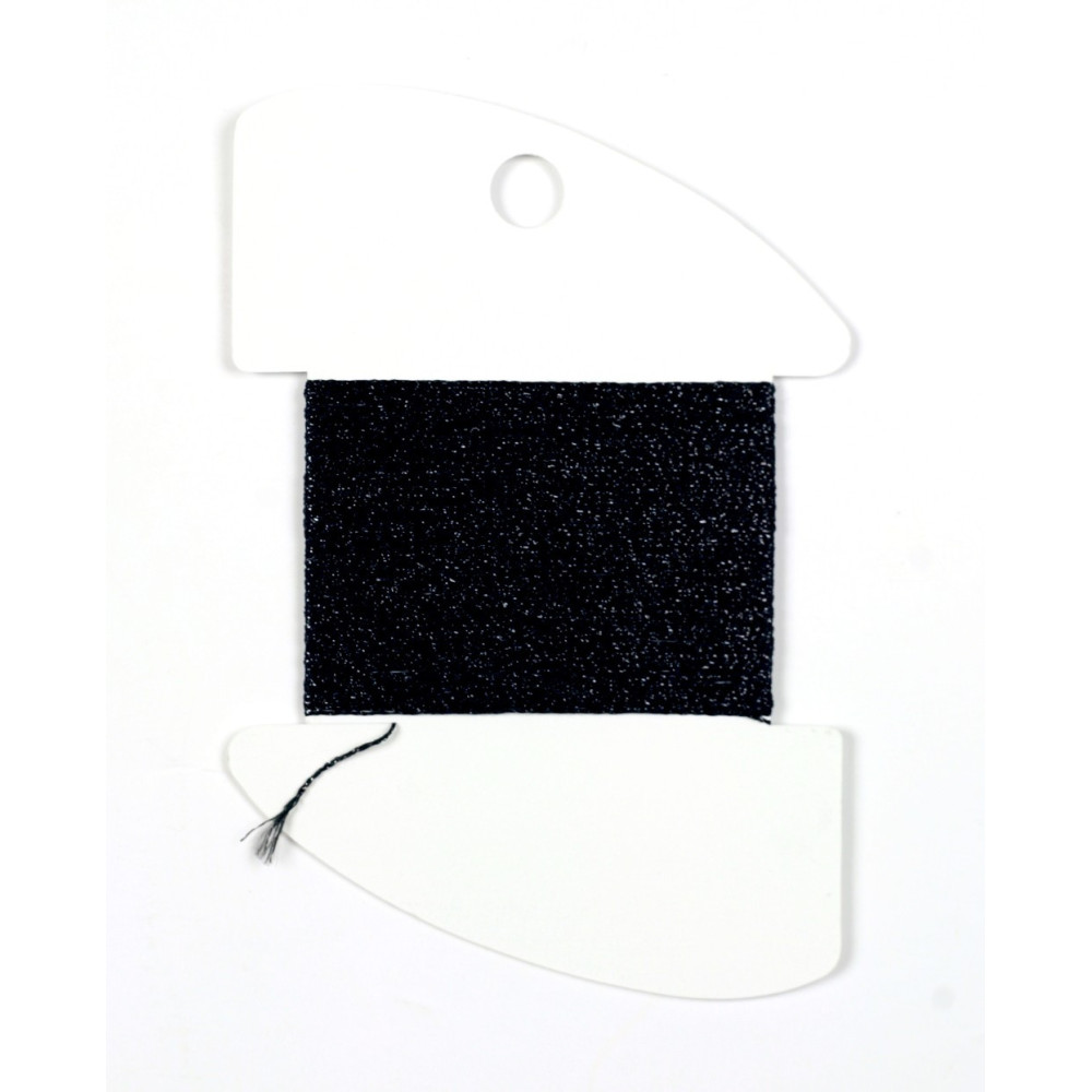 PB05 Metallized Thread Treasure Braid Petite Rainbow Gallery Black