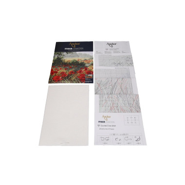 Anchor Maia A Host of Poppies Cross Stitch Kit APC935
