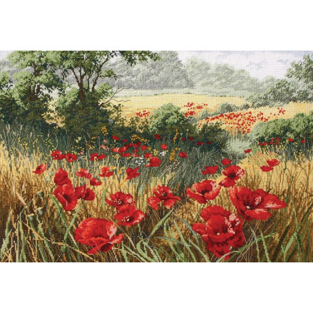 Anchor Maia A Host of Poppies Cross Stitch Kit APC935