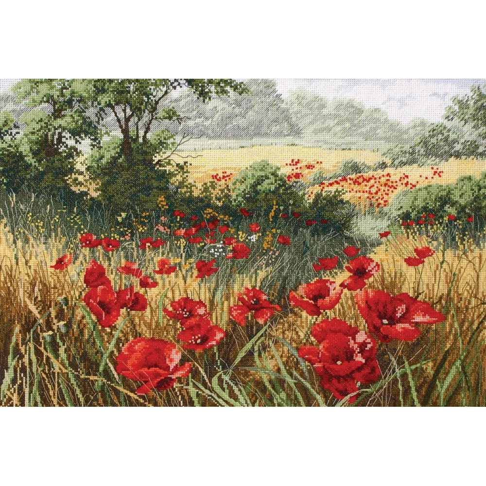 Набор для вышивания крестом Anchor Maia A Host of Poppies (Полевые маки) APC935 Набор для вышивания крестом Anchor Maia A Host of Poppies (Полевые маки) APC935