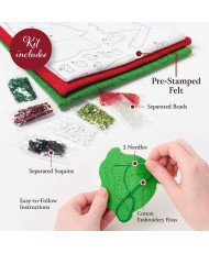 Bucilla ® Seasonal - Felt - Ornament Kits - The Purr-fect Nap - 89582E