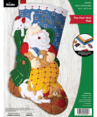 Bucilla ® Seasonal - Felt - Ornament Kits - The Purr-fect Nap - 89582E