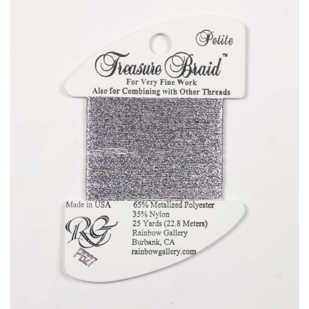 PB27 Metallized Thread Treasure Braid Petite Rainbow Gallery Ice Pastels PB27 Metallized Thread Treasure Braid Petite Rainbow Gallery Ice Pastels