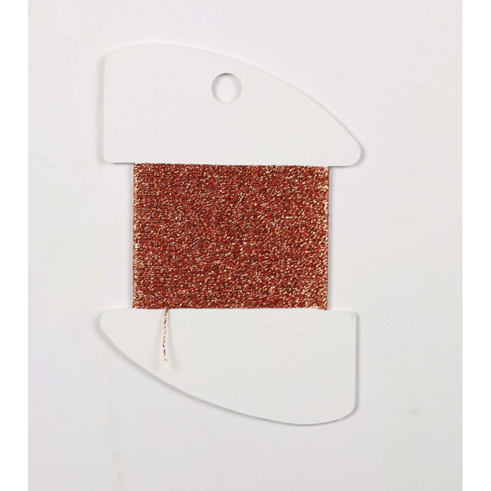 PB42 Metallized Thread Treasure Braid Petite Rainbow Gallery Autumn Orange