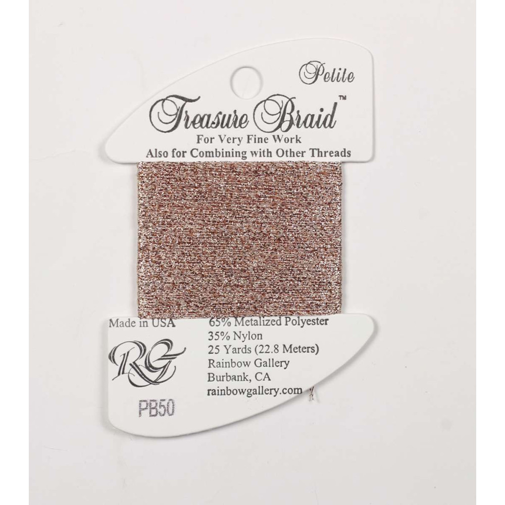 PB50 Нитка Treasure Braid Petite Rainbow Gallery Морская ракушка PB50 Нитка Treasure Braid Petite Rainbow Gallery Морская ракушка