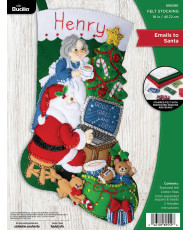 Bucilla ® Seasonal - Felt - Stocking Kits - Emails to Santa - 89559E