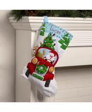 Набор для фетровой аппликации Felt Stocking - Jolly Deliveries - 89552E