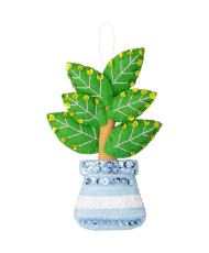 Bucilla ® Seasonal - Felt - Ornament Kits - Holiday Houseplants - 89634E