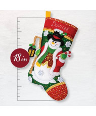 Bucilla ® Seasonal - Felt - Stocking Kits - Light Up The Holidays 89587E