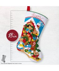 Bucilla ® Seasonal - Felt - Stocking Kits - A Bear-y Merry Christmas 89597E