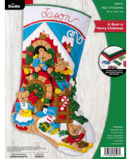 Bucilla ® Seasonal - Felt - Stocking Kits - A Bear-y Merry Christmas 89597E