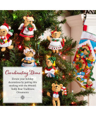 Bucilla ® Seasonal - Felt - Stocking Kits - A Bear-y Merry Christmas 89597E