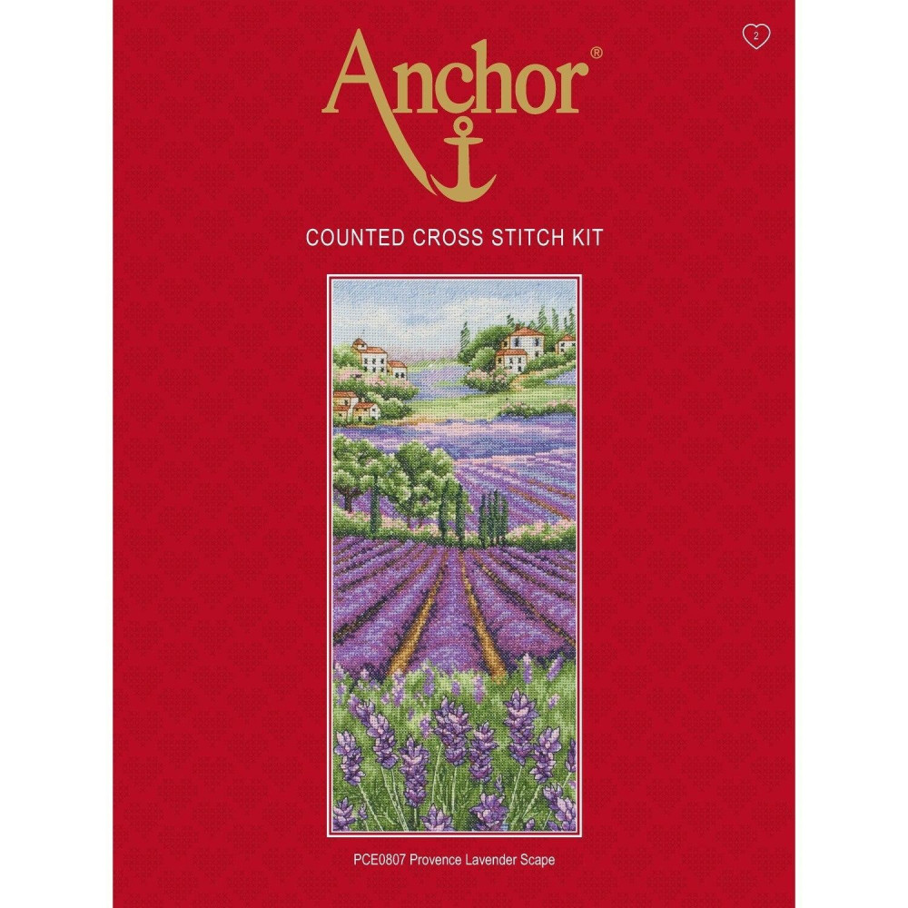 Anchor Provence Lavender Cross Stitch Kit PCE0807