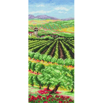 Anchor Italian Olive Groves Cross Stitch Kit PCE0808
