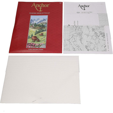 Anchor Swiss Alpine Landscape Cross Stitch Kit PCE0811