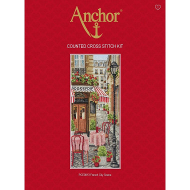 Anchor French City Scene Cross Stitch Kit PCE0813
