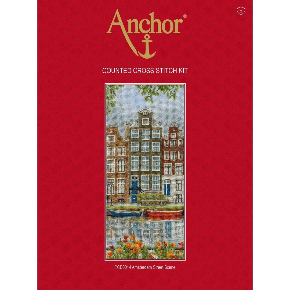 Anchor Amsterdam Street Scene Cross Stitch Kit PCE0814