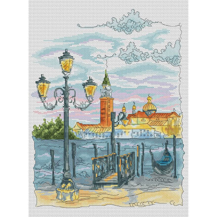 Cross Stitch Kit - Venice Iris Design 04109