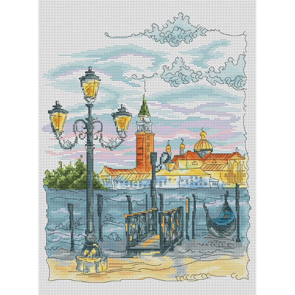 Cross Stitch Kit - Venice Iris Design 04109