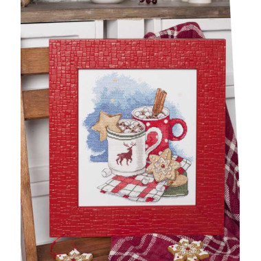 Cross Stitch Kit - Coffee for two Iris Design 05529