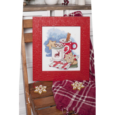 Cross Stitch Kit - Coffee for two Iris Design 05529