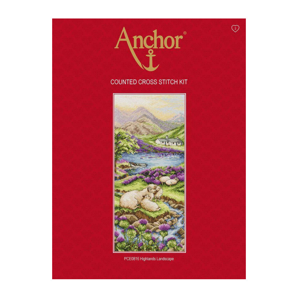 Anchor Highlands Landscape Cross Stitch Kit PCE0816
