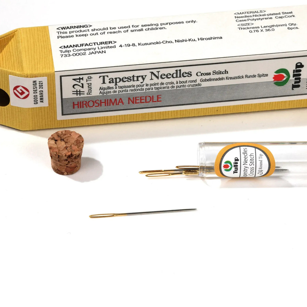 Set of Tulip tapestry needles (No. 24) THN-027e