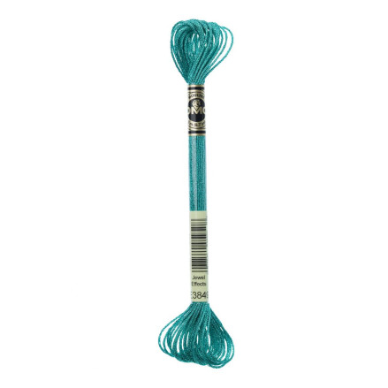 E3849 metallic thread DMC Light Effects Aquamarine Blue