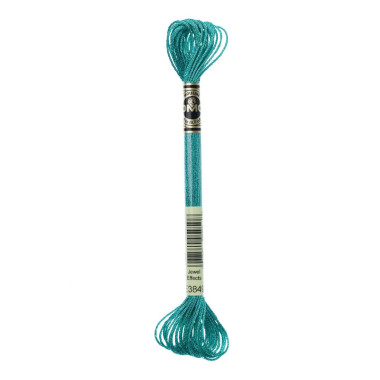 E3849 metallic thread DMC Light Effects Aquamarine Blue