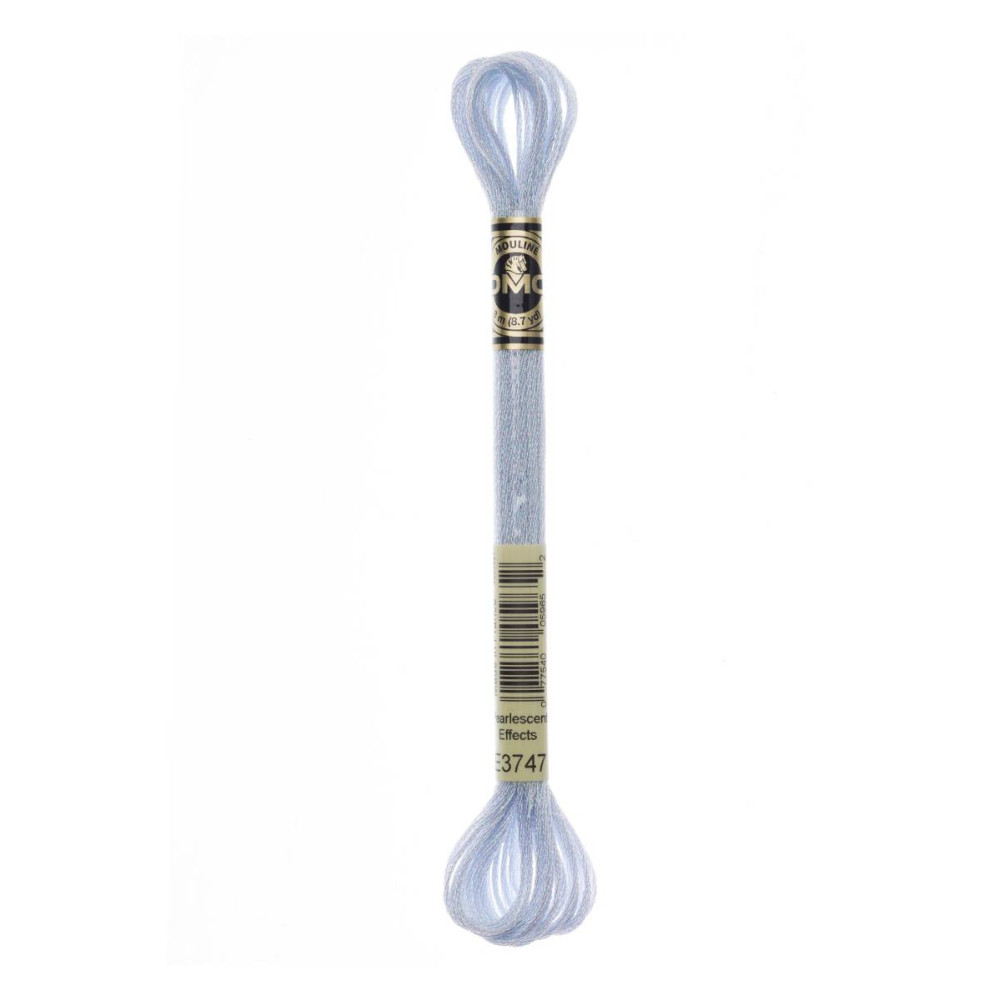 E3747 metallic thread DMC Light Effects Sky Blue E3747 metallic thread DMC Light Effects Sky Blue