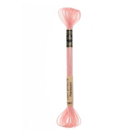 E967 metallic thread DMC Light Effects Soft Peach