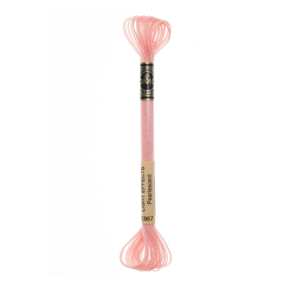 E967 metallic thread DMC Light Effects Soft Peach