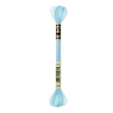 E747 metallic thread DMC Light Effects Baby Blue