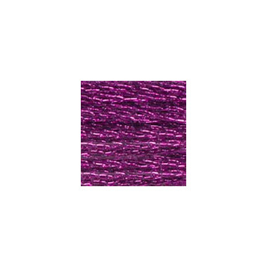 E718 metallic thread DMC Light Effects Pink Garnet